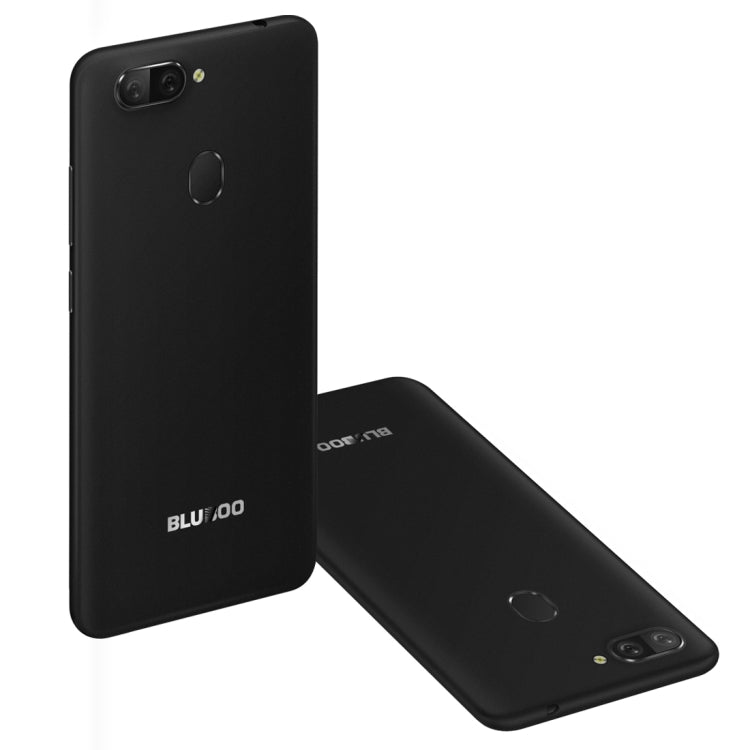 [HK Warehouse] BLUBOO D6 Pro, 2GB+16GB, Dual Back Cameras, Face ID & Fingerprint Identification, 5.5 inch 2.5D Curved Android 8.1 MTK6739V Quad Core up to 1.5GHz, Network: 4G, Dual SIM(Black)