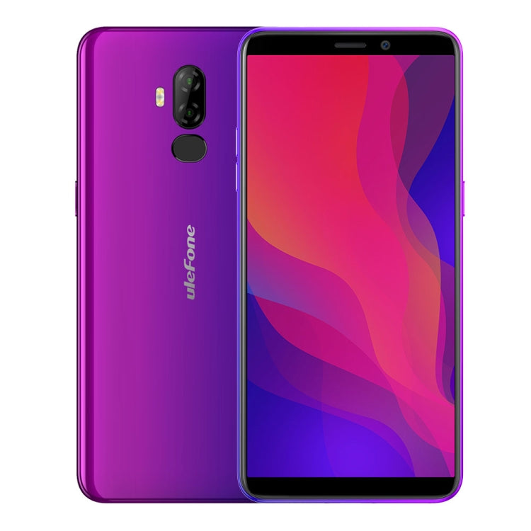 [HK Warehouse] Ulefone Power 3L,  2GB+16GB, Dual Back Cameras, Face ID & Fingerprint Identification, 6350mAh Battery, 6.0 inch Android 8.1 MTK6739 Quad-core 64-bit up to 1.5GHz, Network: 4G, OTG,  Dual SIM(Purple)