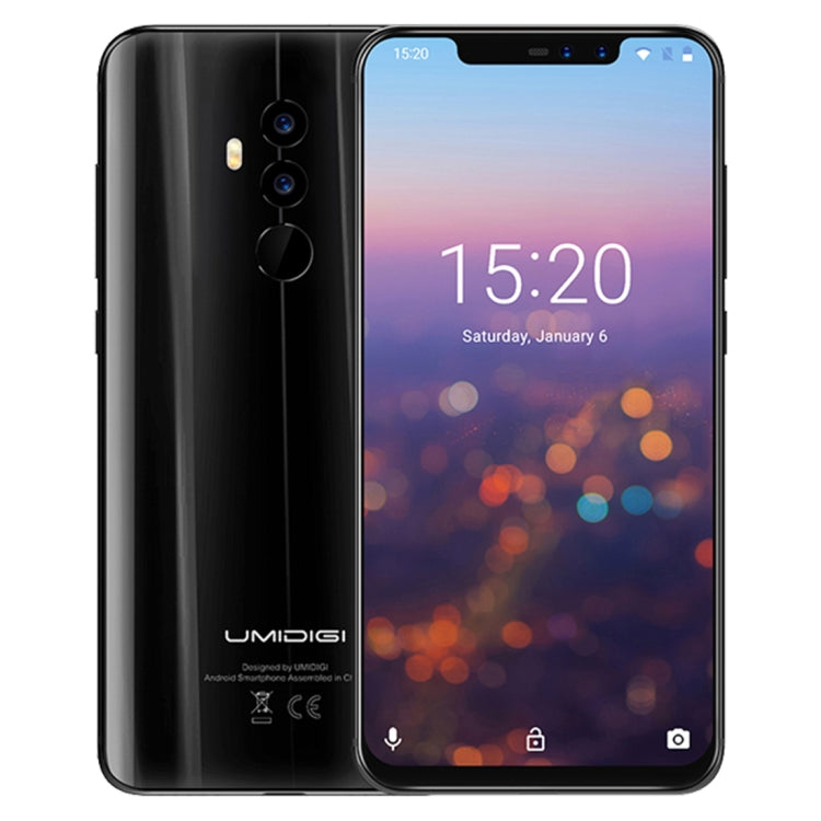[HK Warehouse] UMIDIGI Z2, Dual 4G, 6GB+64GB, Dual Back Cameras + Dual Front Cameras, Face ID & Fingerprint Identification, 6.2 inch Android 8.1 MTK6763 (Helio P23)  Octa Core up to 2.0GHz, Network: 4G, Dual SIM