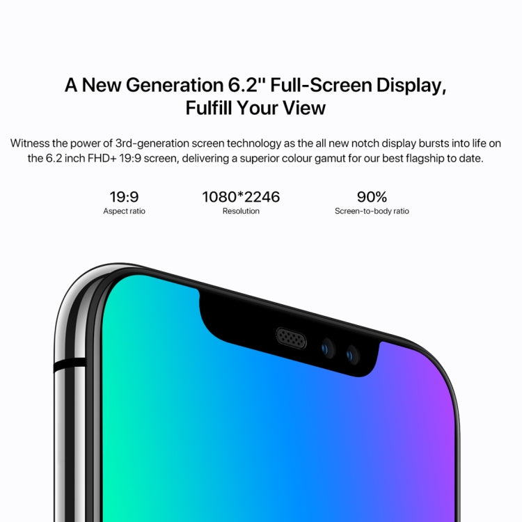 [HK Warehouse] UMIDIGI Z2, Dual 4G, 6GB+64GB, Dual Back Cameras + Dual Front Cameras, Face ID & Fingerprint Identification, 6.2 inch Android 8.1 MTK6763 (Helio P23)  Octa Core up to 2.0GHz, Network: 4G, Dual SIM