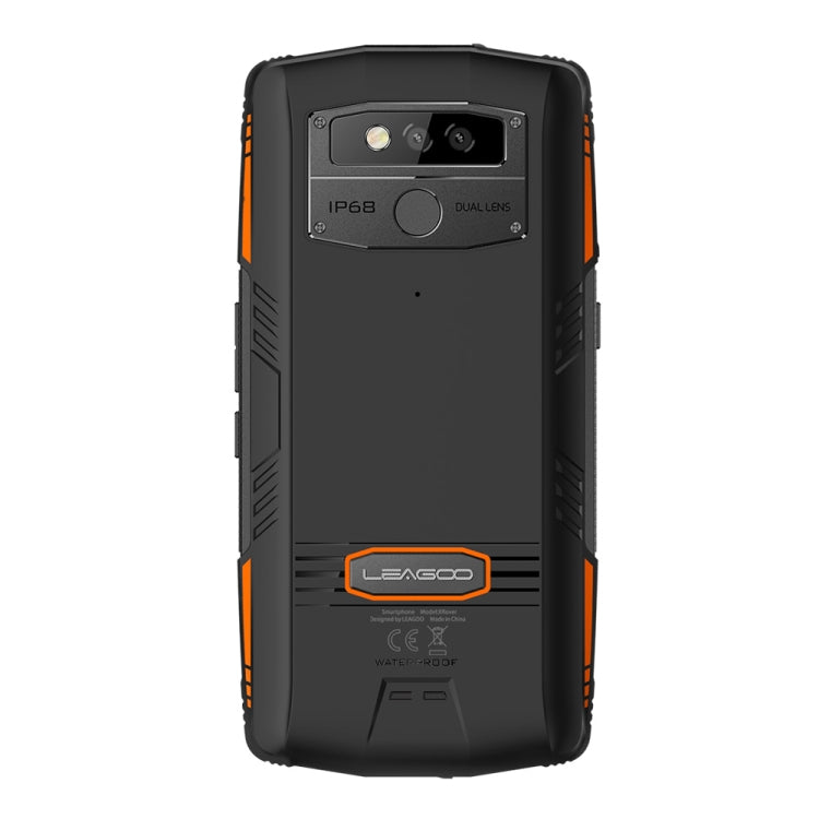 [HK Warehouse] LEAGOO XRover Rugged Phone, 6GB+128GB, IP68 Waterproof Dustproof Shockproof, 5000mAh Battery, Dual Back Cameras, Face ID & Fingerprint Identification, 5.72 inch Android 8.1 MTK6763 Octa Core, Network: 4G, PTT, OTG, NFC(Black)