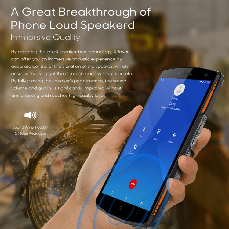 [HK Warehouse] LEAGOO XRover Rugged Phone, 6GB+128GB, IP68 Waterproof Dustproof Shockproof, 5000mAh Battery, Dual Back Cameras, Face ID & Fingerprint Identification, 5.72 inch Android 8.1 MTK6763 Octa Core, Network: 4G, PTT, OTG, NFC(Black)