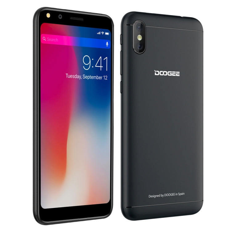 [HK Warehouse] DOOGEE X53, 1GB+16GB, Dual Back Cameras, 5.3 inch Android 7.0 MTK6580M Quad Core up to 1.3GHz, Network: 3G, OTA, Dual SIM