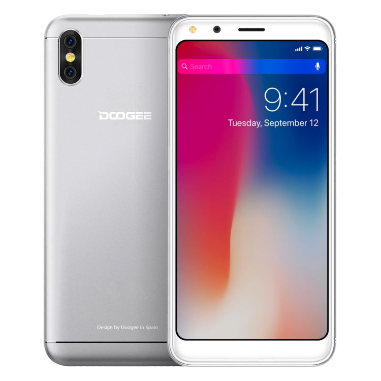 [HK Warehouse] DOOGEE X53, 1GB+16GB, Dual Back Cameras, 5.3 inch Android 7.0 MTK6580M Quad Core up to 1.3GHz, Network: 3G, OTA, Dual SIM