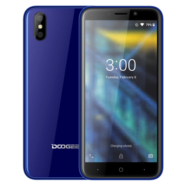 [HK Warehouse] DOOGEE X50, 1GB+8GB, Dual Back Cameras, Face ID, 5.0 inch Android 8.1 MTK6580M Quad Core up to 1.3GHz, Network: 3G, OTA, Dual SIM