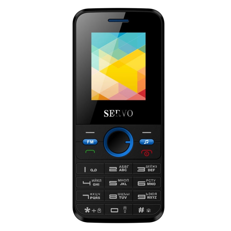 SERVO V8240 Mobile Phone, 1.77 inch, 1500mAh Battery, 21 Keys, Support Bluetooth, FM, MP3, GSM, Dual SIM, Russian Keyboard