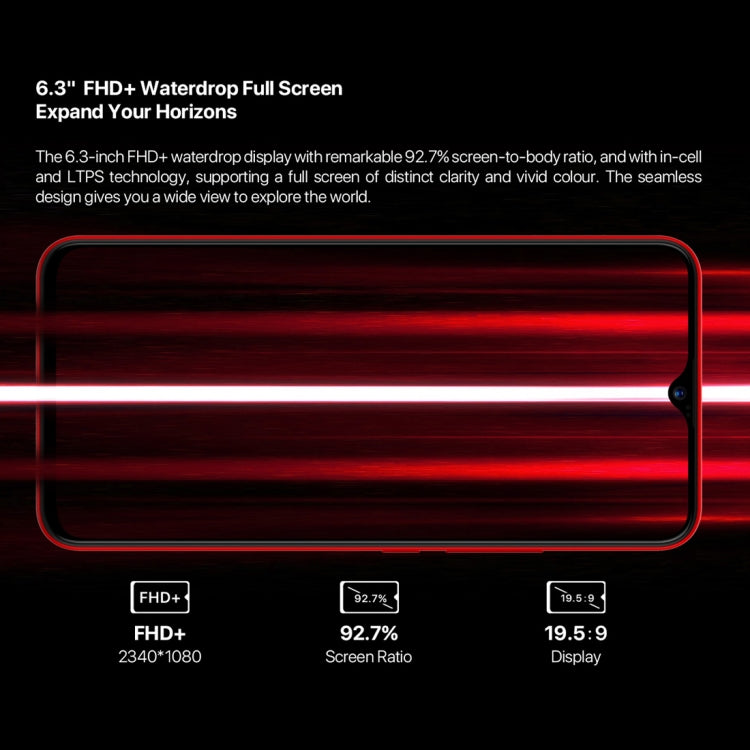 [HK Warehouse] UMIDIGI F1 Play, 6GB+64GB, 48MP Dual Back Cameras, 5150mAh Battery, Face ID & Fingerprint Identification, 6.3 inch Full Screen Android 9.0 MTK Helio P60 Octa Core up to 2.0GHz, Network: 4G, OTG, NFC, Dual SIM