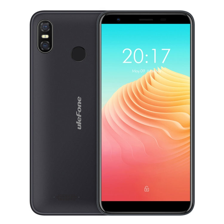 [HK Warehouse] Ulefone S9 Pro,  2GB+16GB, Dual Back Cameras,  Face ID & Fingerprint Identification, 5.5 inch Android 8.1 MTK6739 Quad-core 64-bit up to 1.3GHz, Network: 4G, Dual SIM(Black)