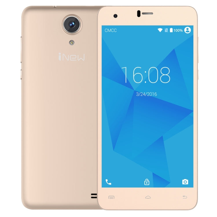 iNew U8W, 1GB+8GB, 5.5 inch 2.5D Android 5.1 MTK6580 Quad Core 1.3GHz, Network: 3G, GPS