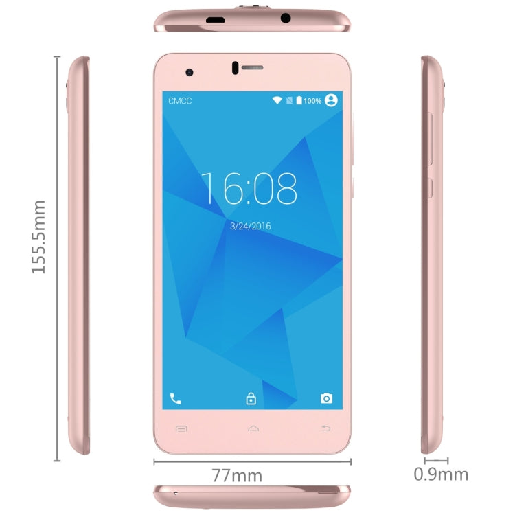 iNew U8W, 1GB+8GB, 5.5 inch 2.5D Android 5.1 MTK6580 Quad Core 1.3GHz, Network: 3G, GPS