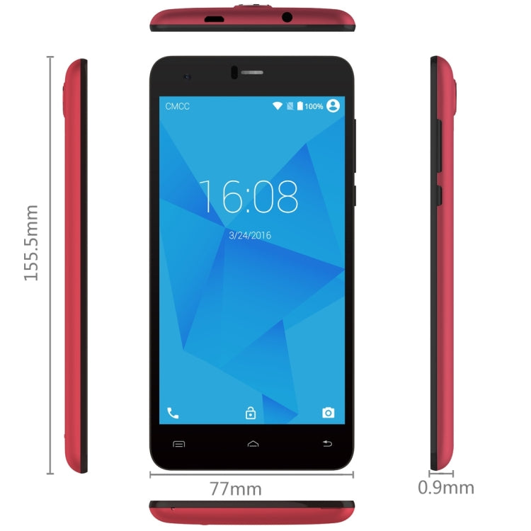 iNew U8W, 1GB+8GB, 5.5 inch 2.5D Android 5.1 MTK6580 Quad Core 1.3GHz, Network: 3G, GPS