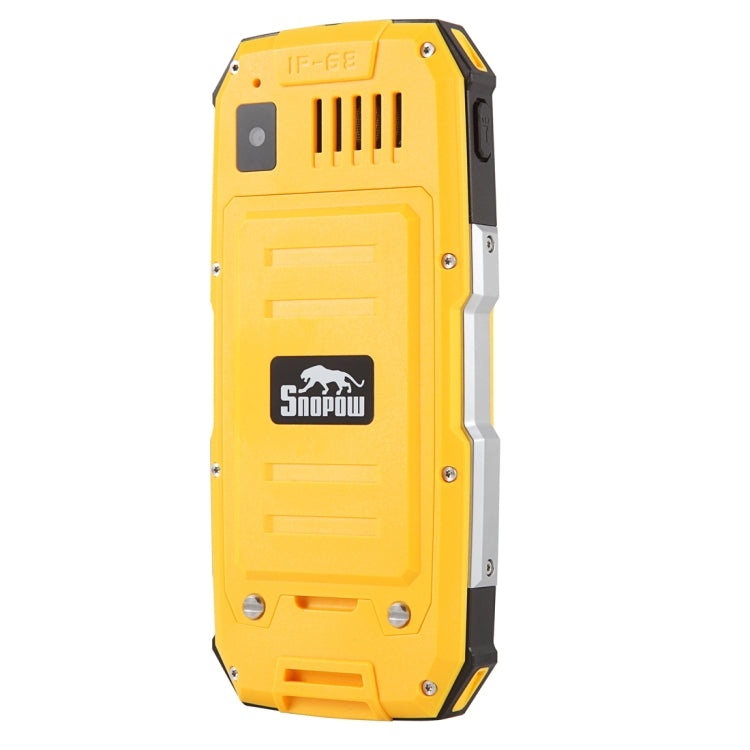 Snopow M2 Plus Rugged Phone, 1GB+8GB, IP68 Waterproof Dustproof Shockproof, 2500mAh Battery, 2.4 inch Android 6.0 MTK6737V/WM Quad Core up to 1.1GHz, 21 Keys, Network: 4G, Dual SIM
