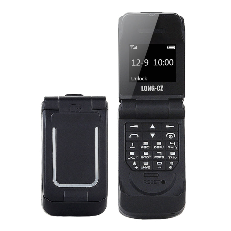 LONG-CZ J9 Mini Flip Style Mobile Phone, 0.66 inch, 18 Keys, Support Bluetooth, FM, SOS, Anti-lost, Magic Sound, Auto Answering, GSM, Single SIM