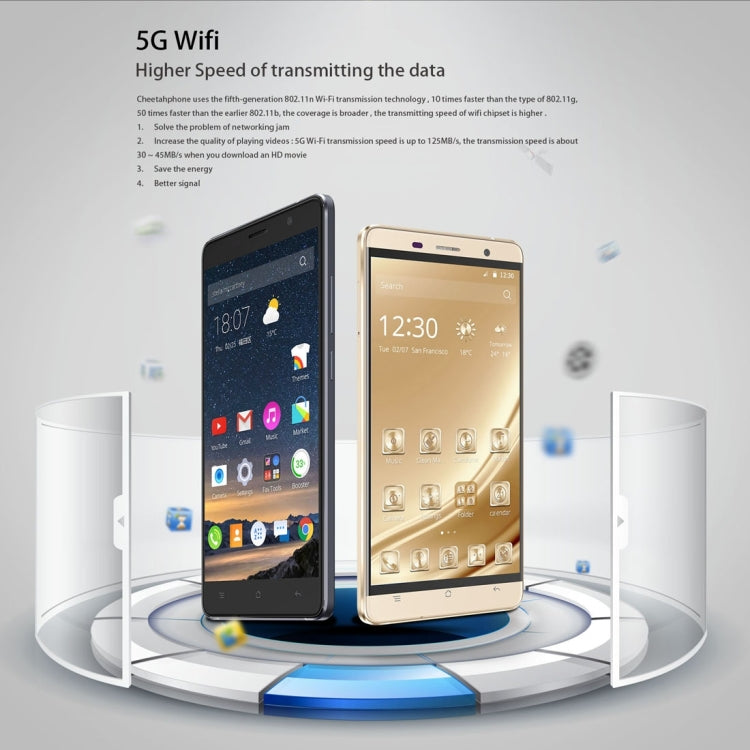 [HK Warehouse] CUBOT CHEETAH, 3GB+32GB, Fingerprint Identification, 5.5 inch Android 6.0 MTK6753 Octa-Core 1.3GHz, Network: 4G