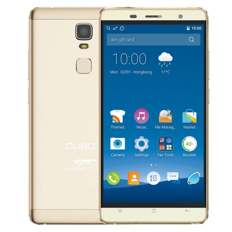 [HK Warehouse] CUBOT CHEETAH, 3GB+32GB, Fingerprint Identification, 5.5 inch Android 6.0 MTK6753 Octa-Core 1.3GHz, Network: 4G