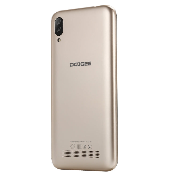 [HK Warehouse] DOOGEE Y8C, 1GB+16GB, Dual Back Cameras, Face ID,  6.1 inch Water-drop Screen Android 8.1 Oreo MTK6580 Quad Core up to 1.3GHz, Network: 3G,  OTA, Dual SIM