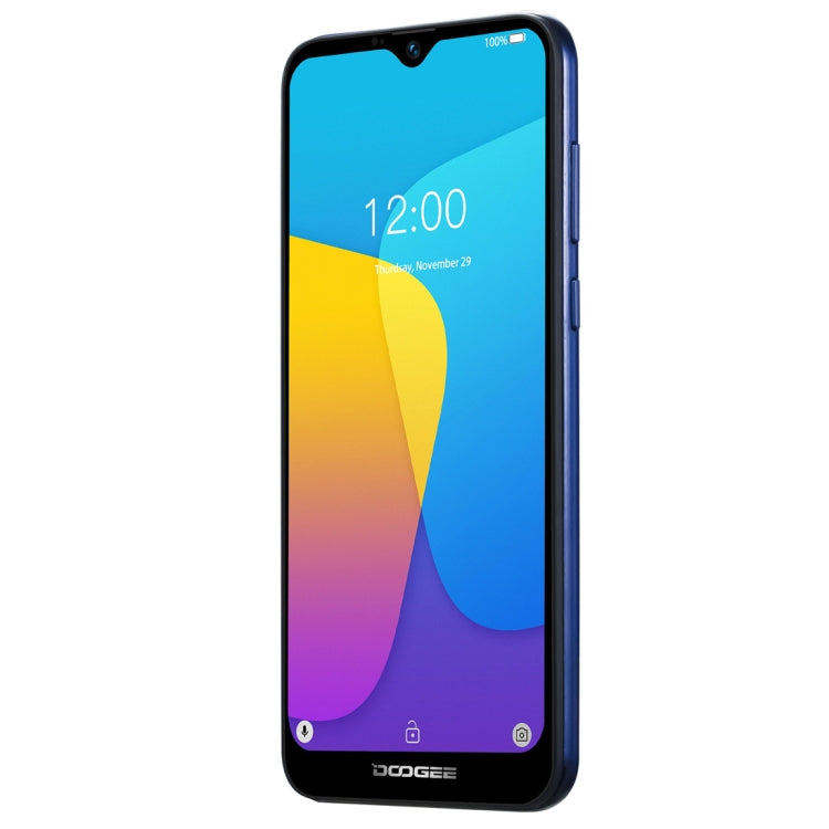 [HK Warehouse] DOOGEE Y8C, 1GB+16GB, Dual Back Cameras, Face ID,  6.1 inch Water-drop Screen Android 8.1 Oreo MTK6580 Quad Core up to 1.3GHz, Network: 3G,  OTA, Dual SIM