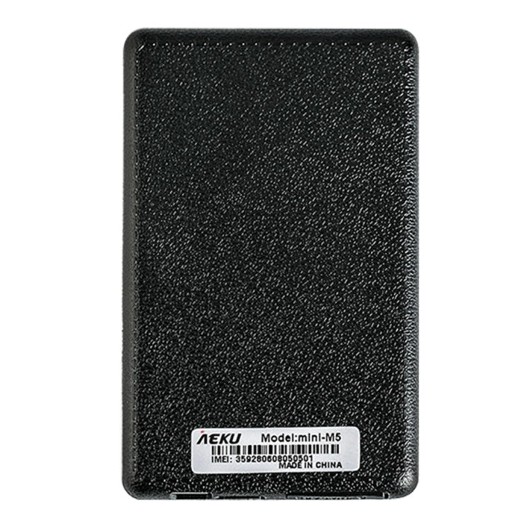 AIEK M5 Card Mobile Phone, Network: 2G, 4.5mm Ultra Thin Pocket Mini Slim Card Phone, 1.0 inch LED Display, QWERTY Keyboard, Support TF / Micro SD Card up to 16GB, Bluetooth, Calendar, FM, MP3, Alarm, Size: 85 x 55 x 4.5 mm