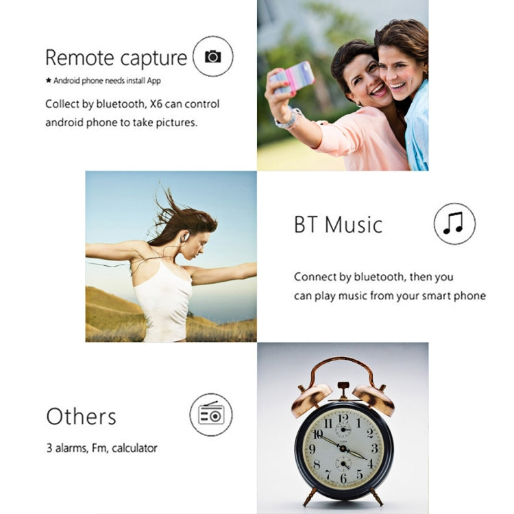 AIEK X6 Card Mobile Phone, Network: 2G, 4.8mm Ultra Thin Pocket Mini Slim Card Phone, 1.0 inch LED Display, QWERTY Keyboard, Bluetooth 3.0, FM, Calendar, Calculator, Alarm, Size: 85 x 52 x 4.8 mm