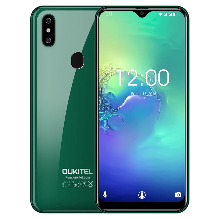 [HK Warehouse] OUKITEL C15 Pro, 2GB+16GB, Dual Back Cameras, Face ID & Fingerprint Identification, 6.088 inch 2.5D Water-drop Screen Android 9.0 Pie MTK6761 Quad Core up to 2.0GHz, Network: 4G, Dual SIM, OTG, VoLTE
