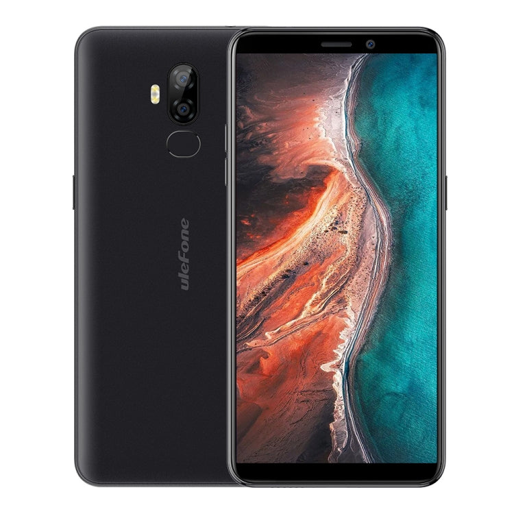 [HK Warehouse] Ulefone P6000 Plus, 3GB+32GB, Dual Back Cameras, Face ID & Fingerprint Identification, 6.0 inch Android 9.0 MTK6739WW Quad-core 64-bit up to 1.5GHz, Network: 4G, Dual SIM, OTG (Black)