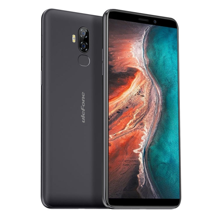 [HK Warehouse] Ulefone P6000 Plus, 3GB+32GB, Dual Back Cameras, Face ID & Fingerprint Identification, 6.0 inch Android 9.0 MTK6739WW Quad-core 64-bit up to 1.5GHz, Network: 4G, Dual SIM, OTG (Black)
