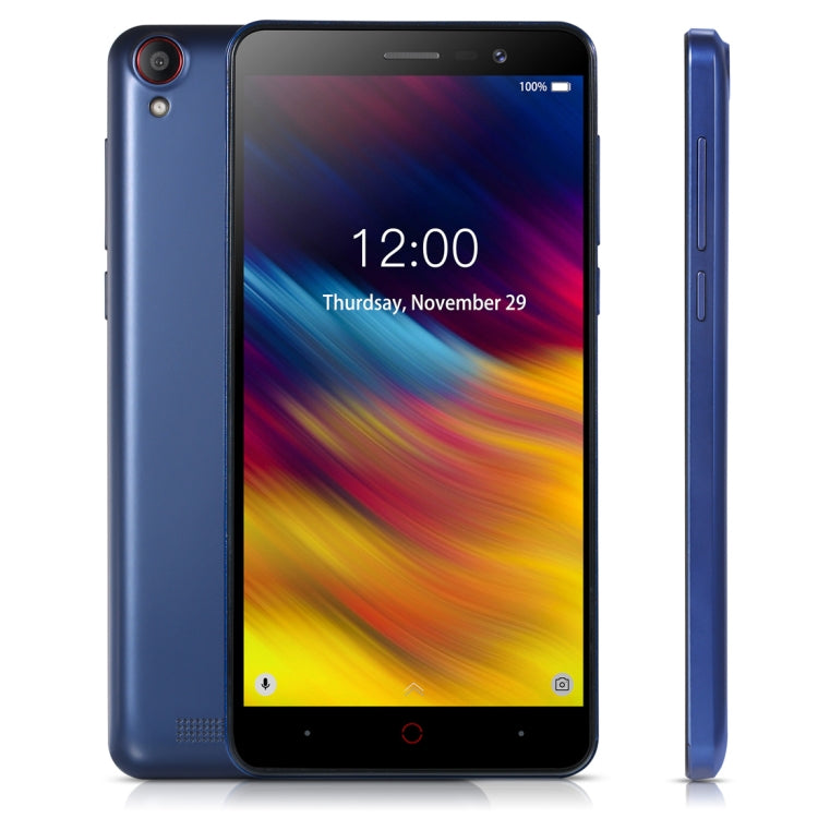 [HK Warehouse] DOOGEE X100, 1GB+8GB, 4200mAh Battery, 5.0 inch Android 8.1 GO MTK6580A Quad Core up to 1.3GHz, Network: 3G, OTA, Dual SIM(Blue)