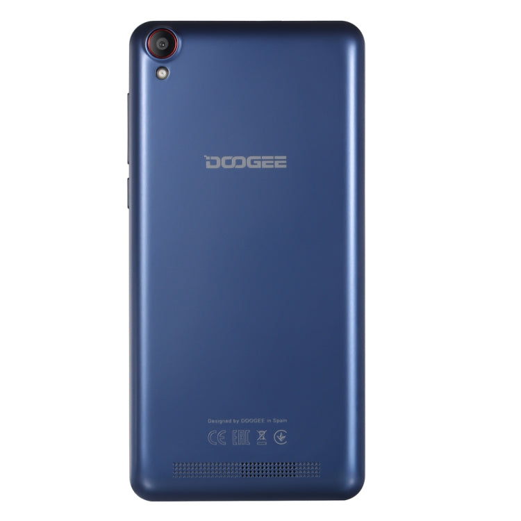 [HK Warehouse] DOOGEE X100, 1GB+8GB, 4200mAh Battery, 5.0 inch Android 8.1 GO MTK6580A Quad Core up to 1.3GHz, Network: 3G, OTA, Dual SIM(Blue)