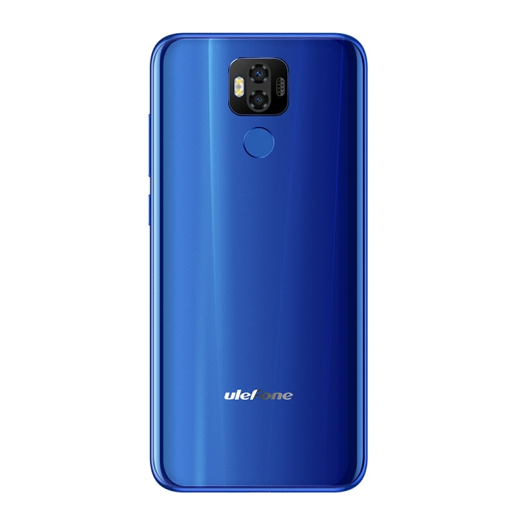 [HK Warehouse] Ulefone Power 6, 4GB+64GB, Dual Back Cameras, Face ID & Fingerprint Identification, 6350mAh Battery, 6.3 inch Android 9.0 MTK6765V Helio P35 Octa-core 64-bit up to 2.3GHz, Network: 4G, Dual SIM, NFC, OTG (Blue)