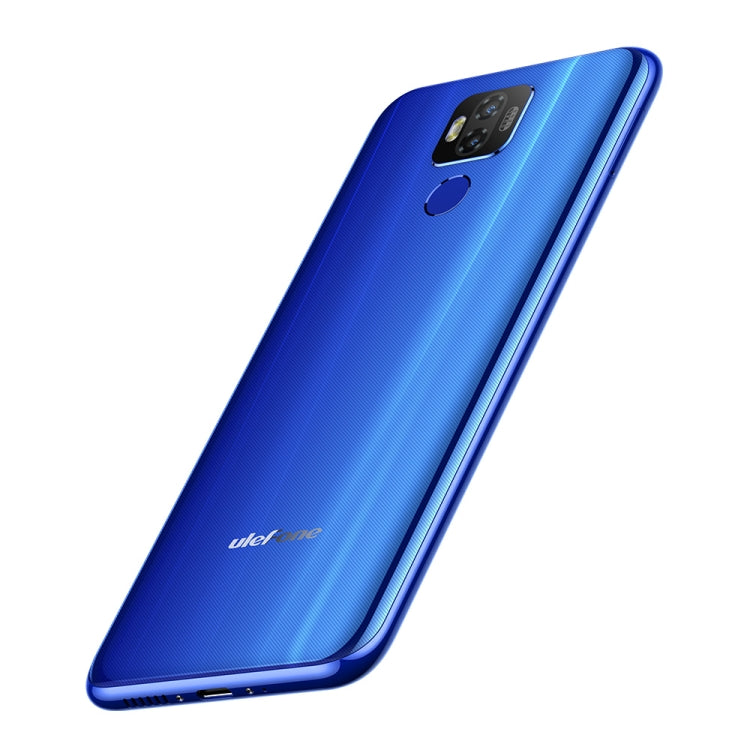 [HK Warehouse] Ulefone Power 6, 4GB+64GB, Dual Back Cameras, Face ID & Fingerprint Identification, 6350mAh Battery, 6.3 inch Android 9.0 MTK6765V Helio P35 Octa-core 64-bit up to 2.3GHz, Network: 4G, Dual SIM, NFC, OTG (Blue)