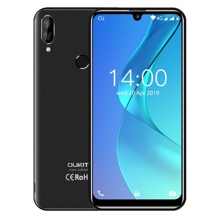 [HK Warehouse] OUKITEL C16 Pro, 3GB+32GB, Dual Back Cameras, Face ID & Fingerprint Identification, 5.71 inch Water-drop Screen Android 9.0 Pie MTK6761P Quad Core up to 2.0GHz, Network: 4G, Dual SIM