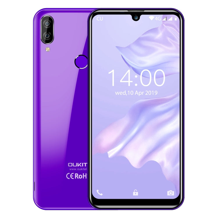 [HK Warehouse] OUKITEL C16 Pro, 3GB+32GB, Dual Back Cameras, Face ID & Fingerprint Identification, 5.71 inch Water-drop Screen Android 9.0 Pie MTK6761P Quad Core up to 2.0GHz, Network: 4G, Dual SIM