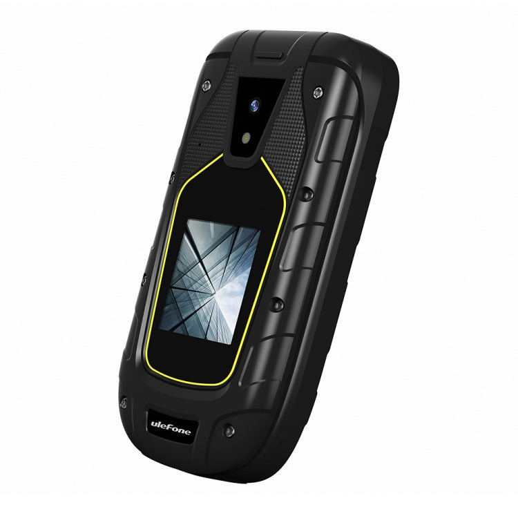 [HK Warehouse] Ulefone Armor Flip Rugged Phone, IP68/IP69K/MIL-STD-810G Waterproof Dustproof Shockproof, 2.4 inch + 1.44 inch, MTK6261A, Bluetooth, FM, Network: 2G, Dual SIM(Black)