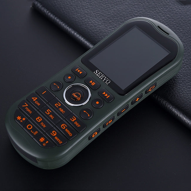 SERVO K8 Mobile Phone, English Keyboard, 5800mAh Battery, 2.8 inch, 25 Keys, Support Bluetooth, FM, K Singing Song, Flashlight, MP3 / MP4, GSM, Triple SIM
