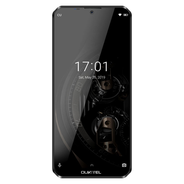 [HK Warehouse] OUKITEL K12, 6GB+64GB, Dual Back Cameras, Face ID & Fingerprint Identification, 10000mAh Battery, 6.3 inch Android 9.0 MTK6765 Helio P35 Octa Core up to 2.3GHz, Network: 4G, OTG, NFC(Black)