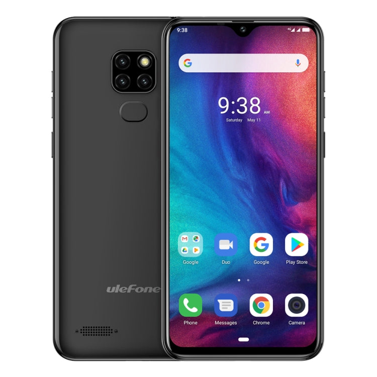 [HK Warehouse] Ulefone Note 7P, 3GB+32GB, Triple Rear Cameras & Face Unlock & Fingerprint ID Identification, 6.1 inch Waterdrop Screen,  Android 9.0 MT6761 Quad-core 64-bit 2.0GHz, Network: 4G, Dual SIM & OTG