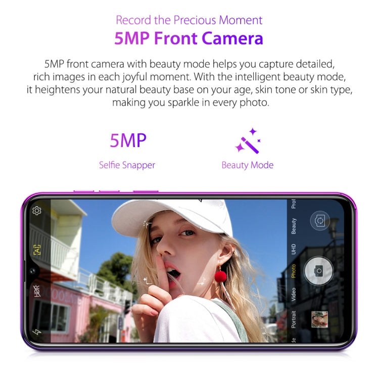 [HK Warehouse] Ulefone Note 7P, 3GB+32GB, Triple Rear Cameras & Face Unlock & Fingerprint ID Identification, 6.1 inch Waterdrop Screen,  Android 9.0 MT6761 Quad-core 64-bit 2.0GHz, Network: 4G, Dual SIM & OTG