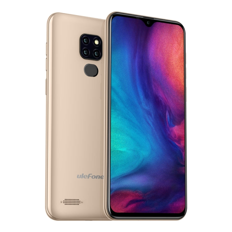 [HK Warehouse] Ulefone Note 7P, 3GB+32GB, Triple Rear Cameras & Face Unlock & Fingerprint ID Identification, 6.1 inch Waterdrop Screen,  Android 9.0 MT6761 Quad-core 64-bit 2.0GHz, Network: 4G, Dual SIM & OTG