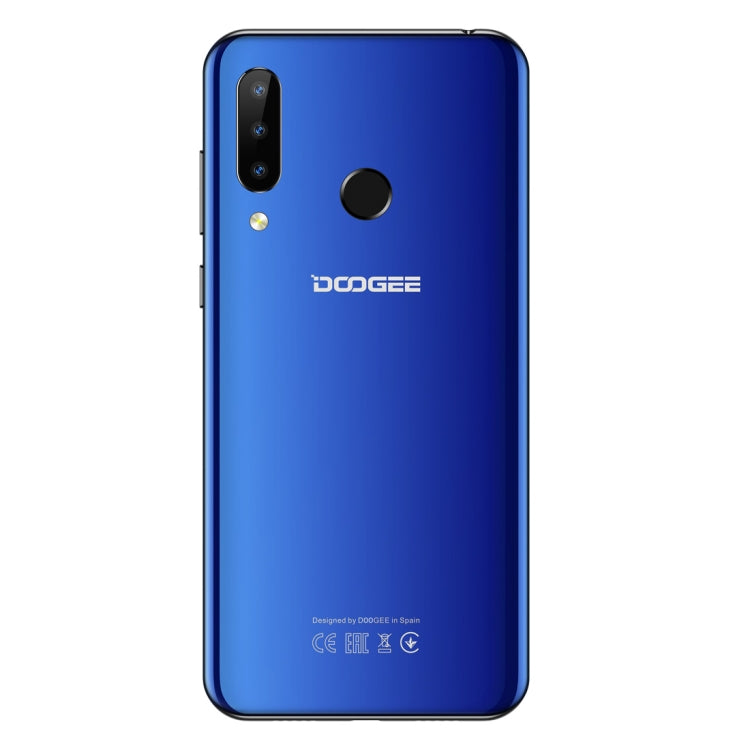 [HK Warehouse] DOOGEE N20, 4GB+64GB, Triple Back Cameras, Fingerprint Identification, 4350mAh Battery, 6.3 inch Waterdrop Notch Screen Android 9.0 Pie MTK6763V Octa Core up to 2.0GHz, Network: 4G, Dual SIM