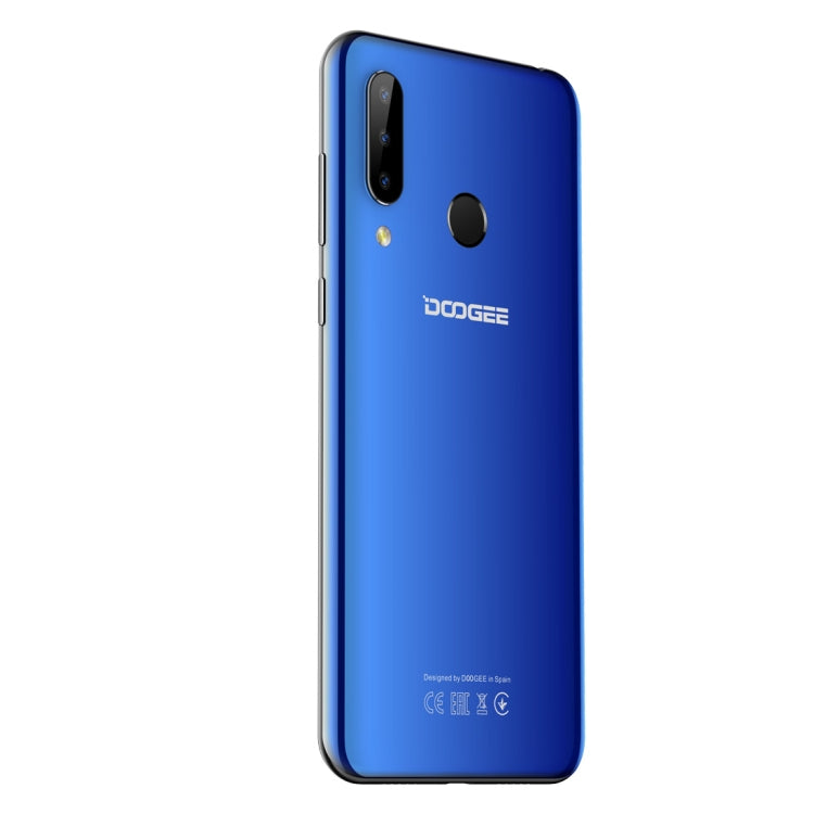 [HK Warehouse] DOOGEE N20, 4GB+64GB, Triple Back Cameras, Fingerprint Identification, 4350mAh Battery, 6.3 inch Waterdrop Notch Screen Android 9.0 Pie MTK6763V Octa Core up to 2.0GHz, Network: 4G, Dual SIM