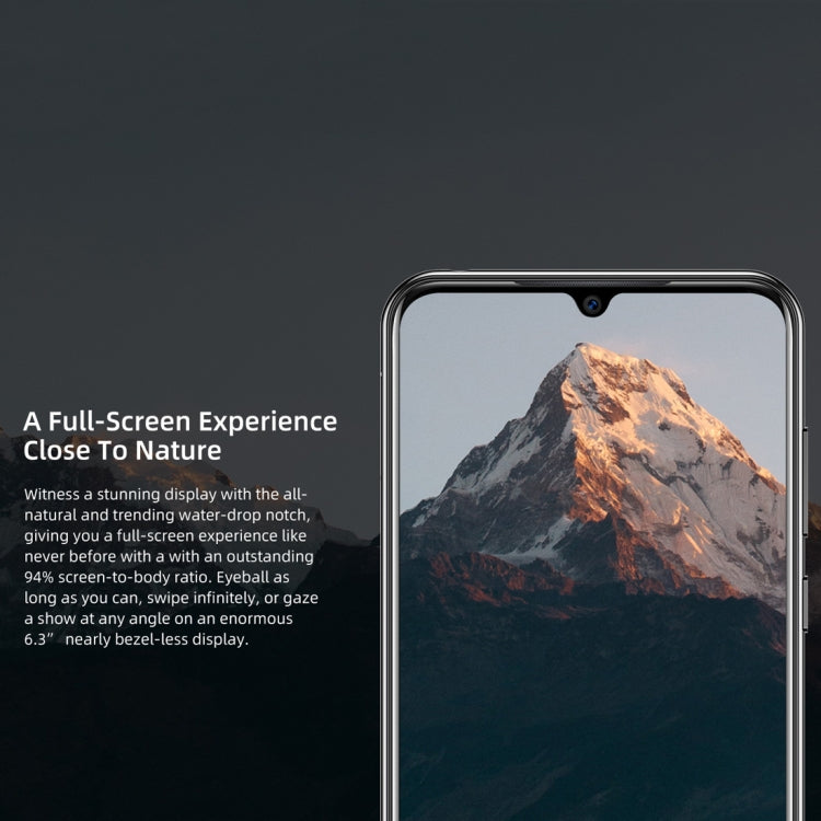 [HK Warehouse] DOOGEE N20, 4GB+64GB, Triple Back Cameras, Fingerprint Identification, 4350mAh Battery, 6.3 inch Waterdrop Notch Screen Android 9.0 Pie MTK6763V Octa Core up to 2.0GHz, Network: 4G, Dual SIM