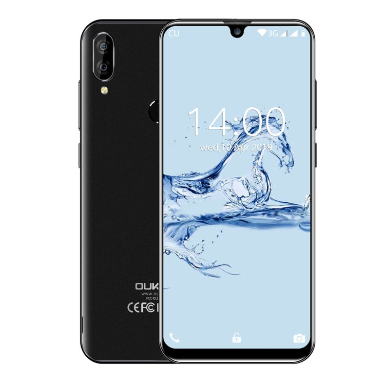[HK Warehouse] OUKITEL C16, 2GB+16GB, Dual Back Cameras, Face ID & Fingerprint Identification, 5.71 inch Water-drop Screen Android 9.0 Pie MTK6580P Quad Core up to 1.5GHz, Network: 3G, Dual SIM