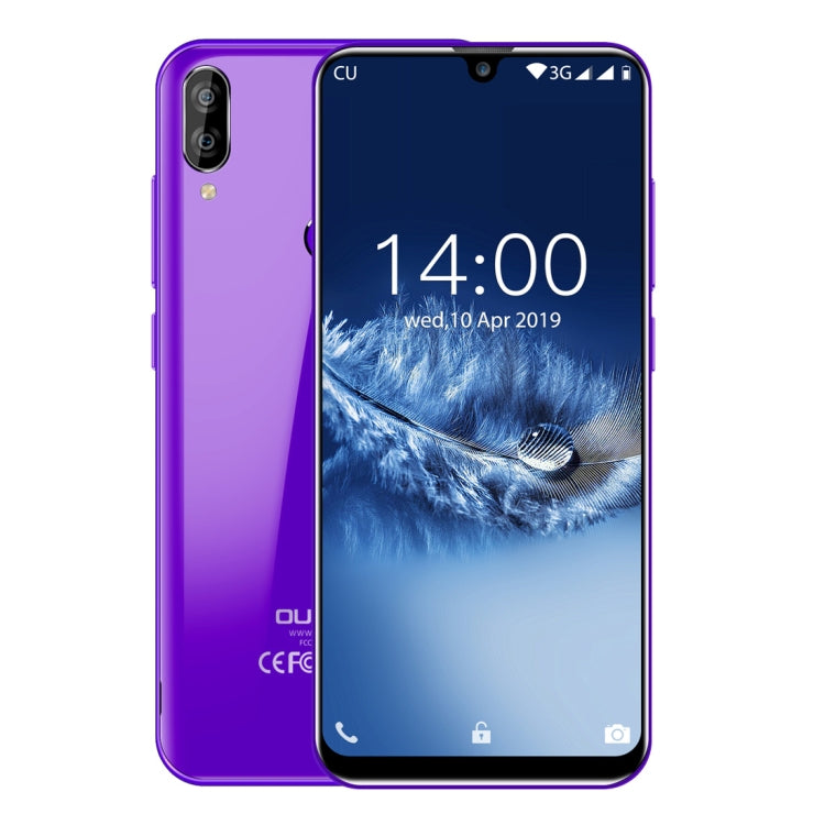 [HK Warehouse] OUKITEL C16, 2GB+16GB, Dual Back Cameras, Face ID & Fingerprint Identification, 5.71 inch Water-drop Screen Android 9.0 Pie MTK6580P Quad Core up to 1.5GHz, Network: 3G, Dual SIM