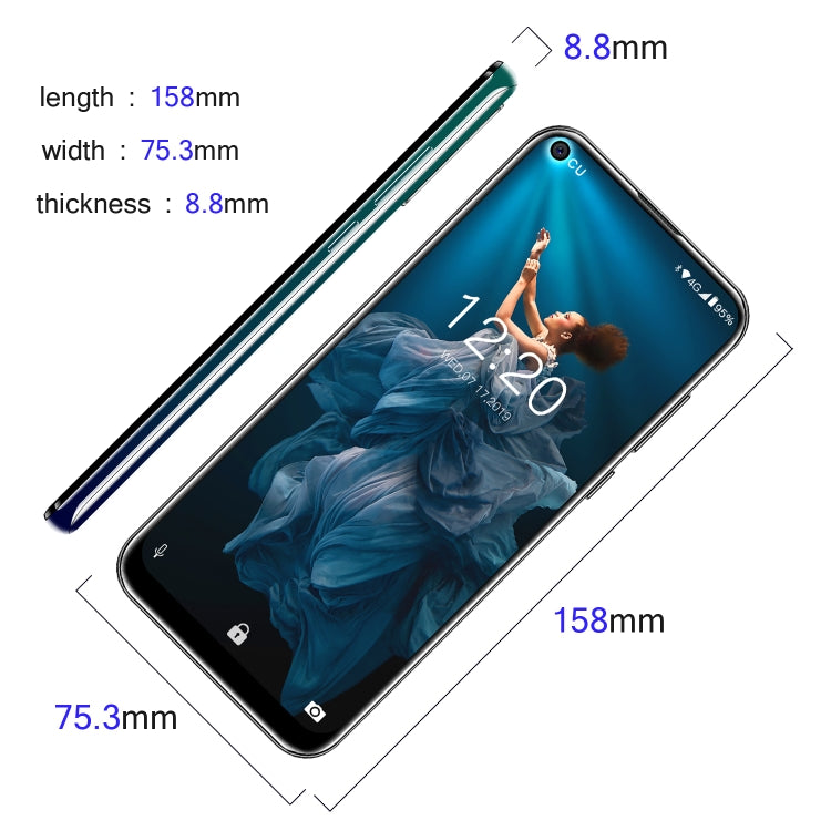 [HK Warehouse] OUKITEL C17 Pro, 4GB+64GB, Dual Triple Cameras, Face ID & Fingerprint Identification, 6.35 inch Pole-notch Screen Android 9.0 Pie MTK6763 Octa-core up to 2.0GHz, Network: 4G, Dual SIM