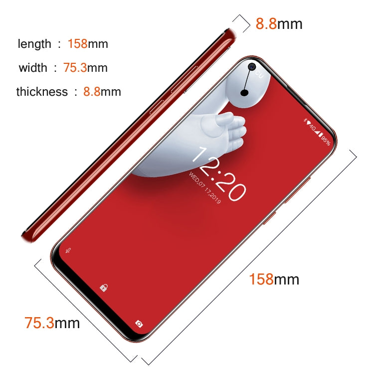 [HK Warehouse] OUKITEL C17 Pro, 4GB+64GB, Dual Triple Cameras, Face ID & Fingerprint Identification, 6.35 inch Pole-notch Screen Android 9.0 Pie MTK6763 Octa-core up to 2.0GHz, Network: 4G, Dual SIM