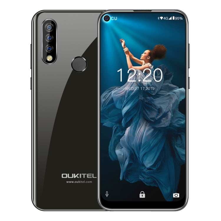 [HK Warehouse] OUKITEL C17 Pro, 4GB+64GB, Dual Triple Cameras, Face ID & Fingerprint Identification, 6.35 inch Pole-notch Screen Android 9.0 Pie MTK6763 Octa-core up to 2.0GHz, Network: 4G, Dual SIM