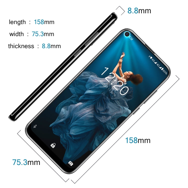 [HK Warehouse] OUKITEL C17 Pro, 4GB+64GB, Dual Triple Cameras, Face ID & Fingerprint Identification, 6.35 inch Pole-notch Screen Android 9.0 Pie MTK6763 Octa-core up to 2.0GHz, Network: 4G, Dual SIM