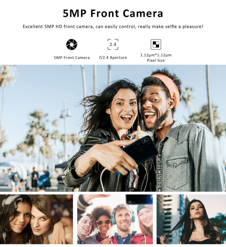 [HK Warehouse] LEAGOO M12, 2GB+16GB, Dual Back Cameras, Face ID Identification, 5.7 inch Water-drop Screen Android 9.0 MTK6739WW Quad Core up to 1.5GHz, Network: 4G, Dual SIM