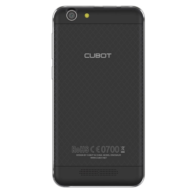[HK Warehouse] CUBOT Dinosaur 16GB, Network: 4G, Hot Knot Data Transfer Technology, 4150mAh Battery, 5.5 inch Screen Android6.0 MT6735 Quad-Core 1.3GHz, RAM: 3GB(Black)