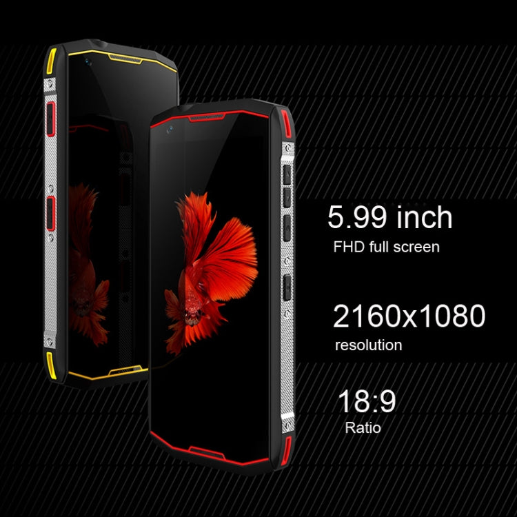 Conquest S12, 6GB+128GB, Not Support Google Play, Walkie Talkie Function, 8000mAh Battery, IP68 Waterproof Dustproof Shockproof, Fingerprint Identification, 5.99 inch Android 8.1 MTK6763 Octa Core up to 2.6GHz, Network: 4G, NFC, OTG, PTT, POC(Red)